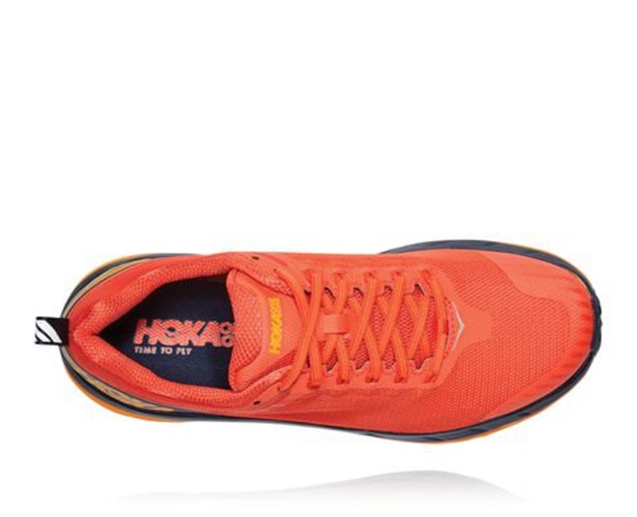 Trail Shoes Mens - Hoka One One Challenger ATR 5 - Red - QOGBZXE-20